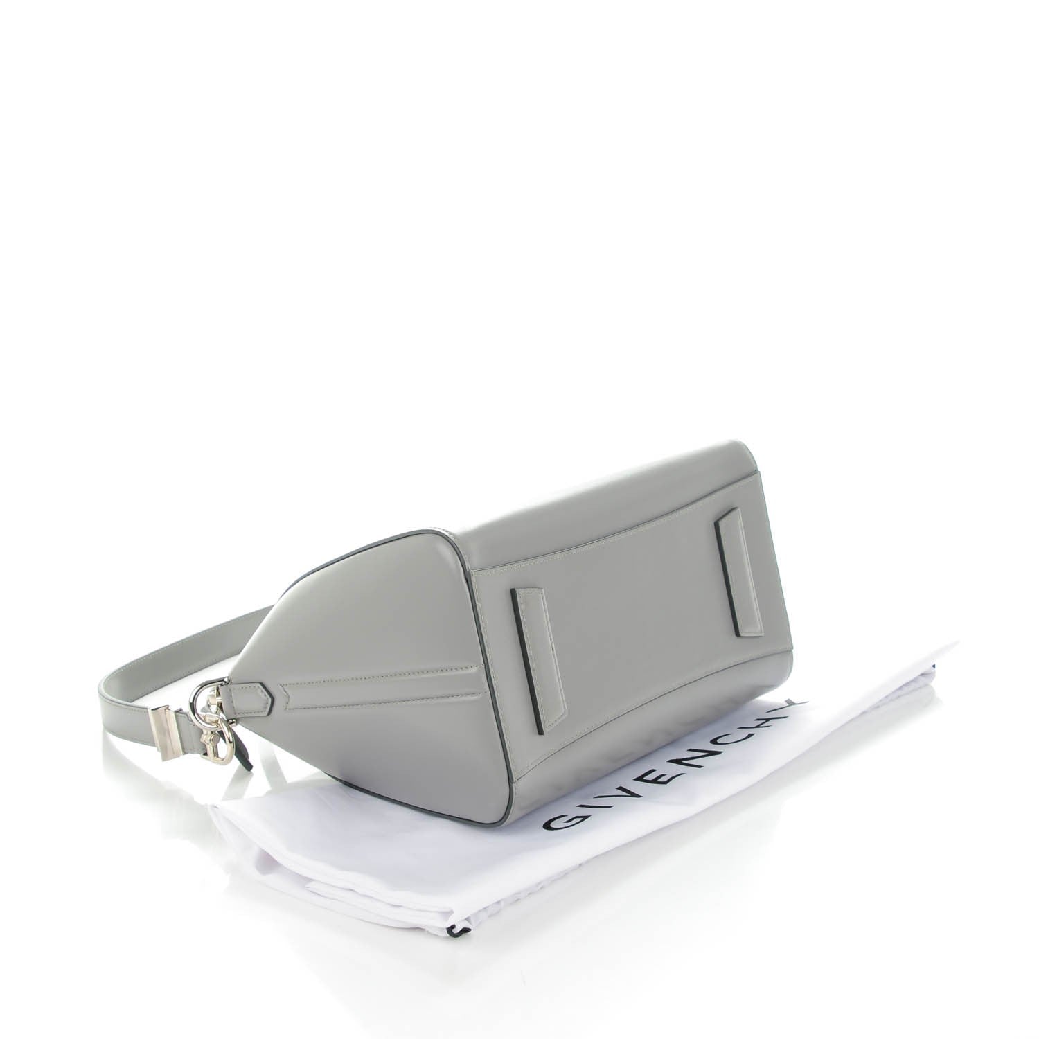 Givenchy Shiny Lord Calfskin Small Antigona Pearl Grey 4 of 7