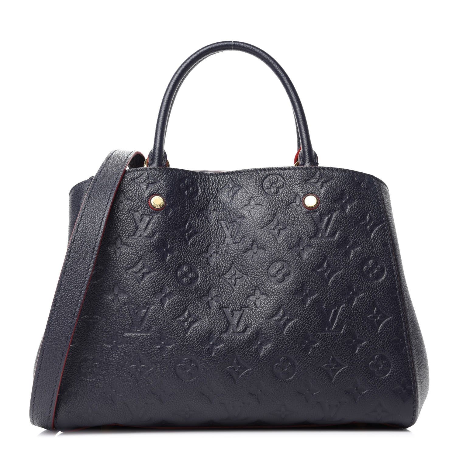 Louis Vuitton Empreinte Montaigne MM Marine Rouge 1 of 10
