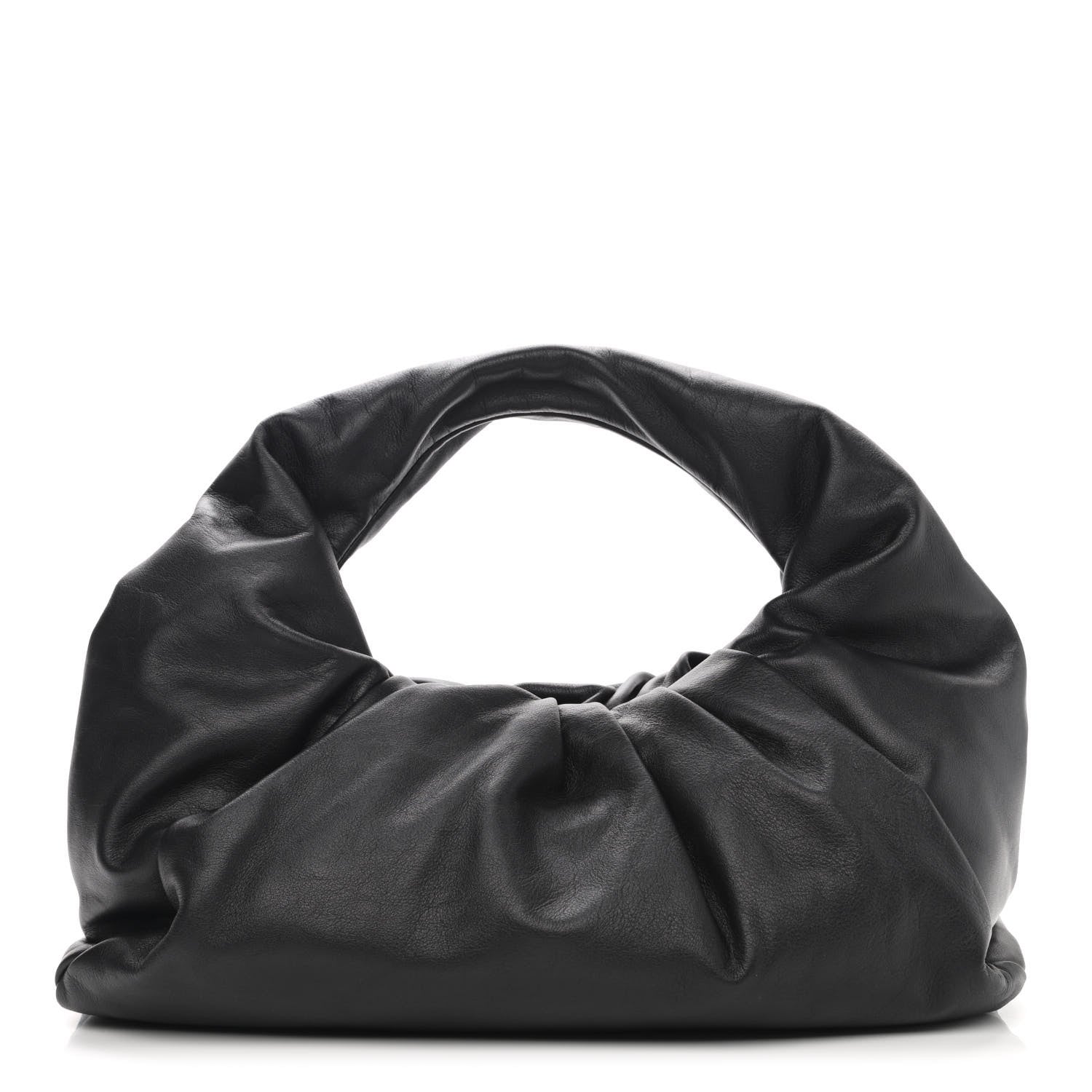 Bottega Veneta Smooth Butter Calfskin Small The Shoulder Pouch Black 1 of 10