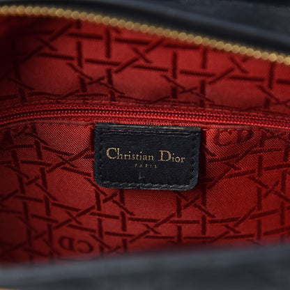 Christian Dior Lambskin Cannage Large Lady Dior Black 6 of 10