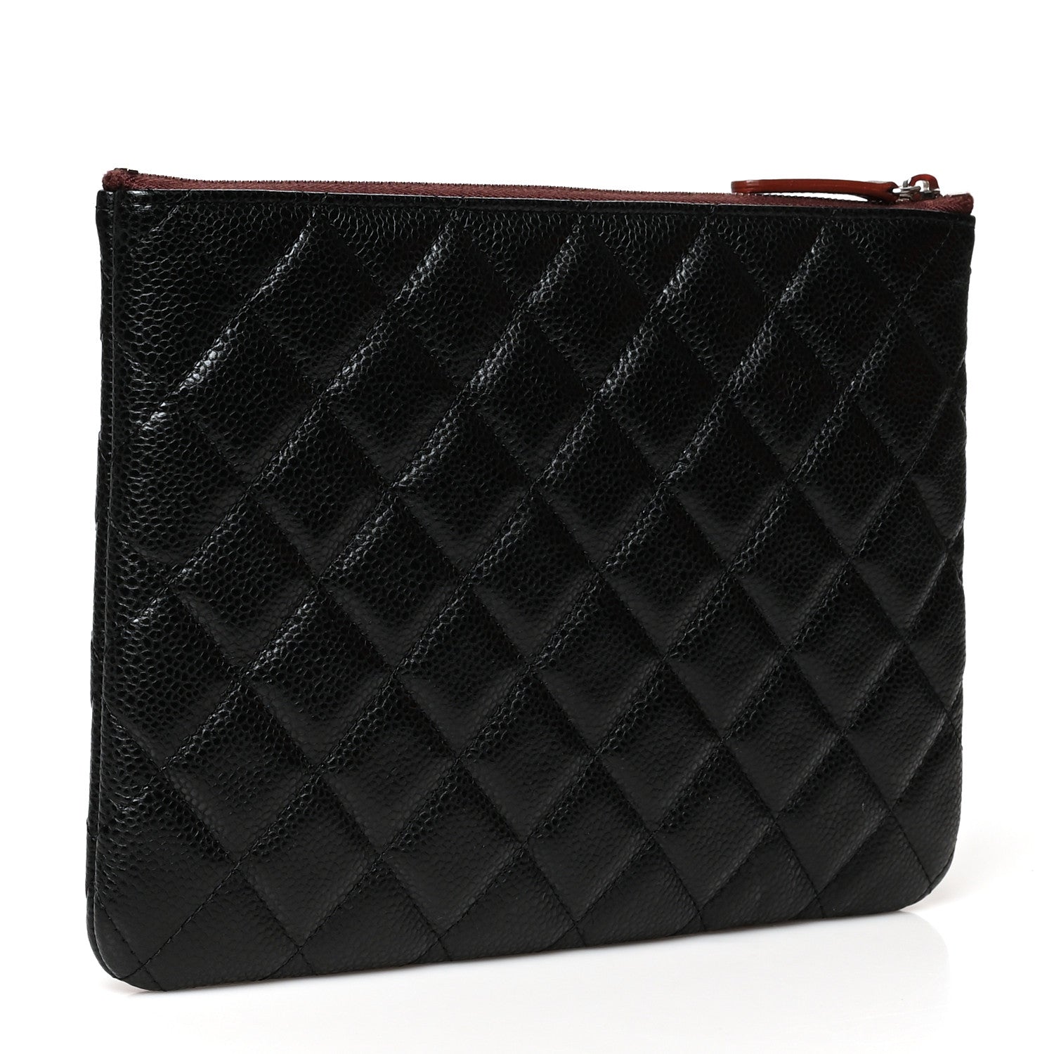 Chanel Caviar Quilted Cosmetic Case Black 3 of 8