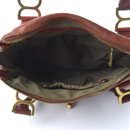 Chloe Calfskin Medium Marcie Satchel Brown Delight 5 of 11