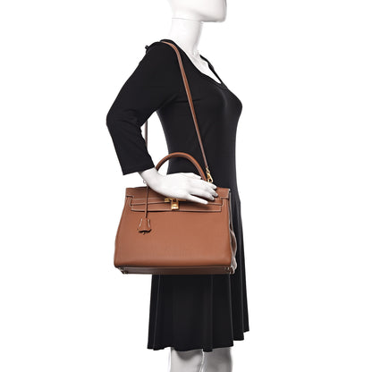 Hermes Togo Kelly Retourne 32 Gold 2 of 11