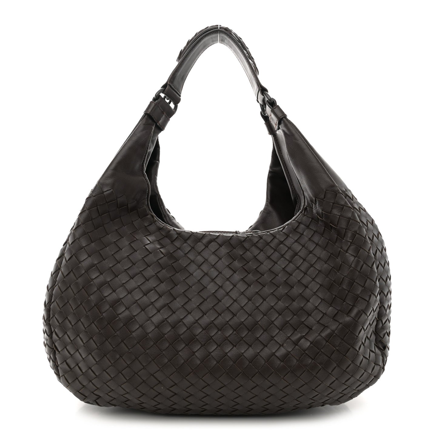 Nappa Intrecciato Medium Campana Ebano