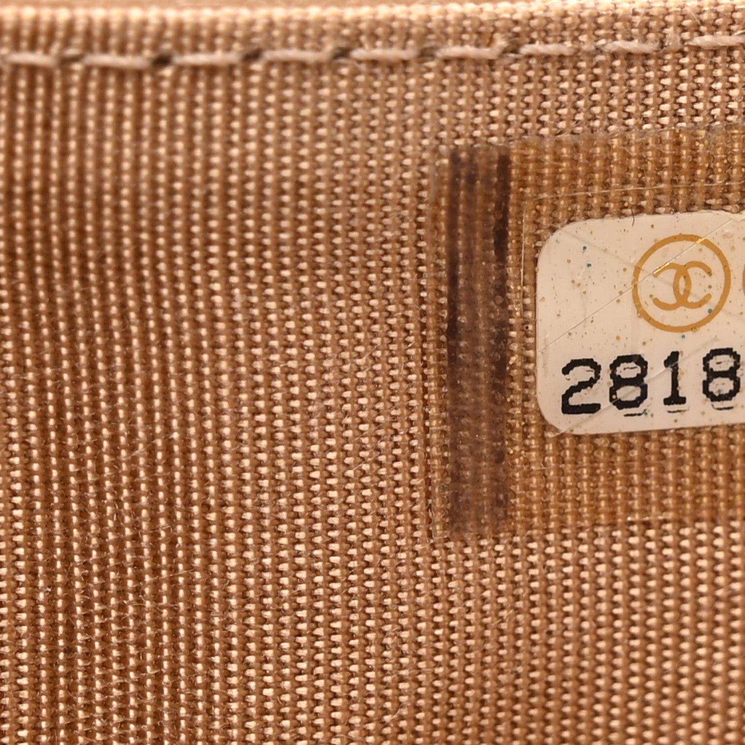 Chanel Caviar Quilted Compact Boy Flap Wallet Beige 7 of 8