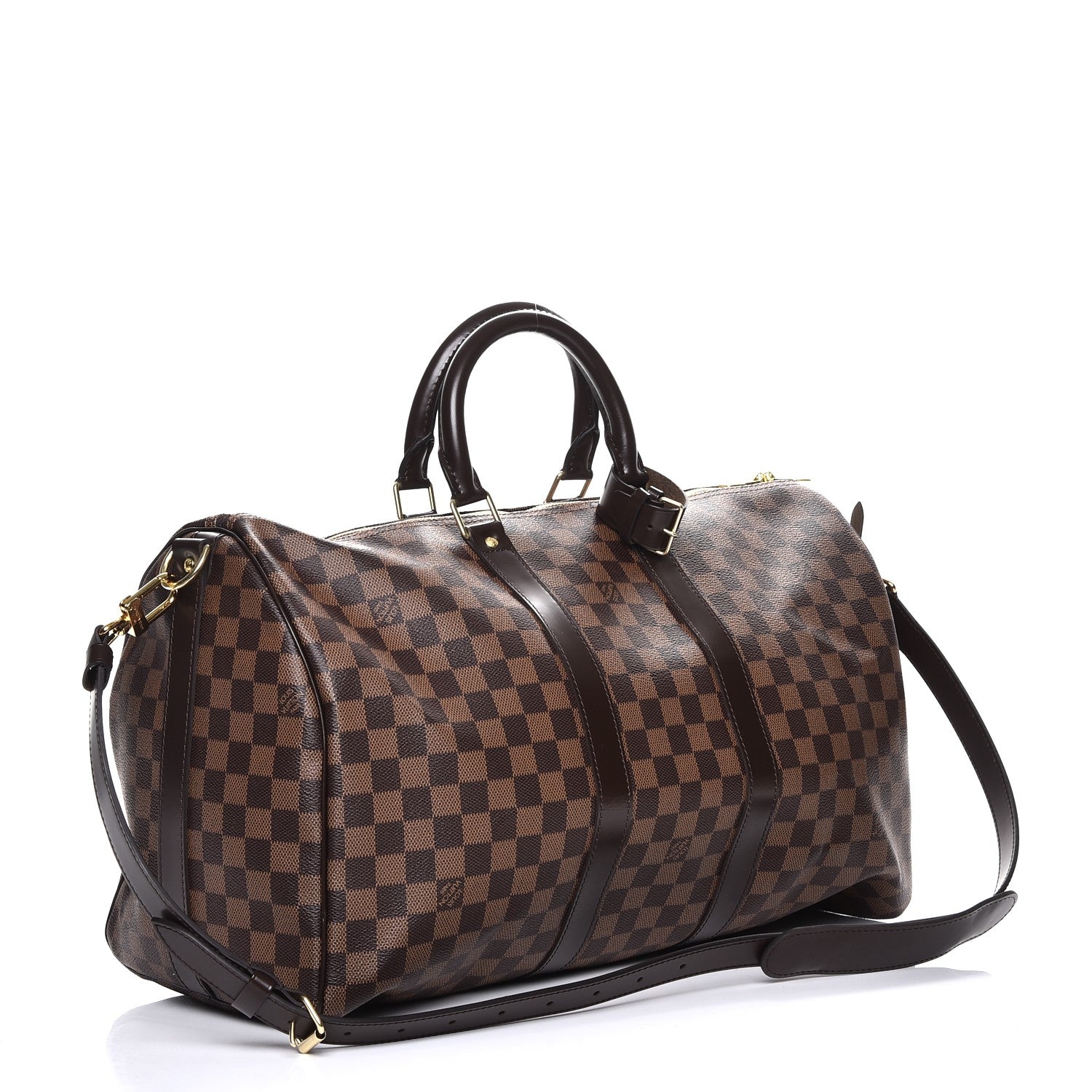 Louis Vuitton Damier Ebene Keepall Bandouliere 45 3 of 8