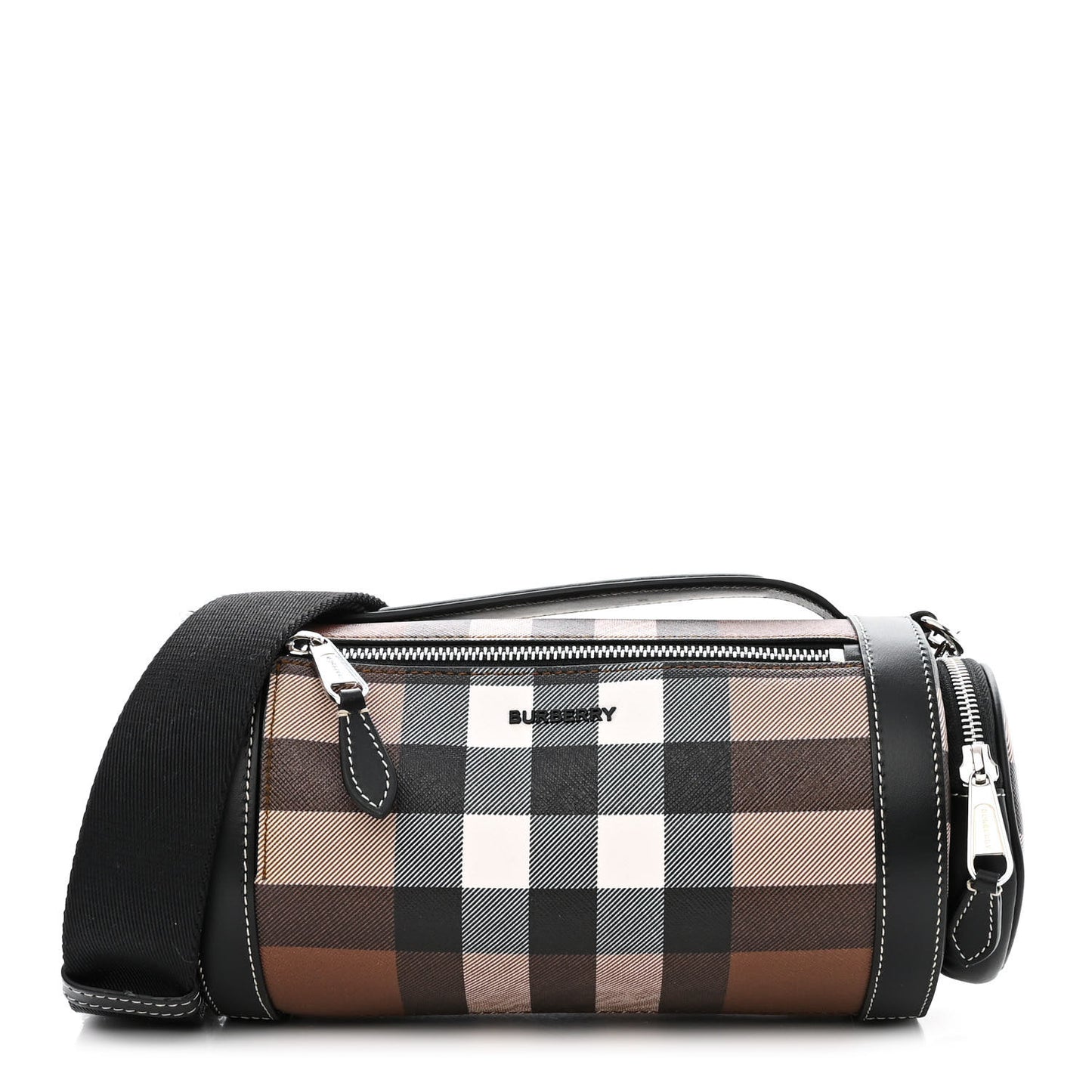 E-canvas Check Sound Crossbody Dark Birch Brown