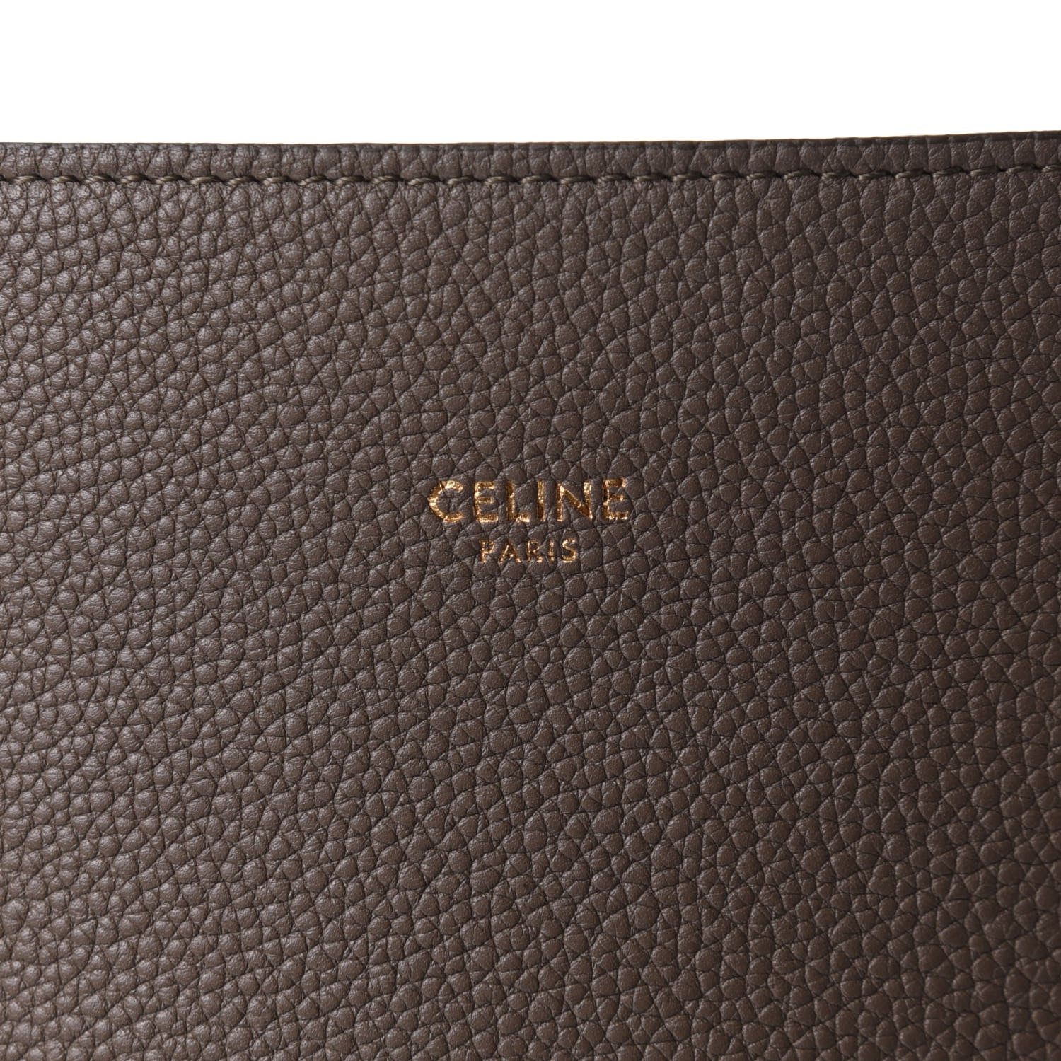 Celine Soft Grained Calfskin Medium Belt Cabas Phantom Souris 6 of 10