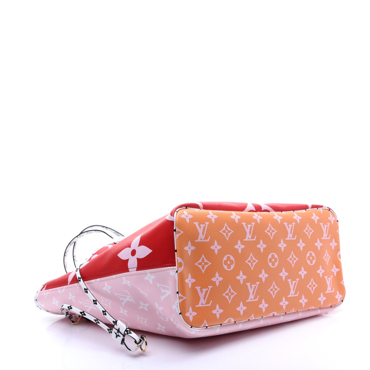 Louis Vuitton Monogram Giant Neverfull MM Rouge 5 of 11