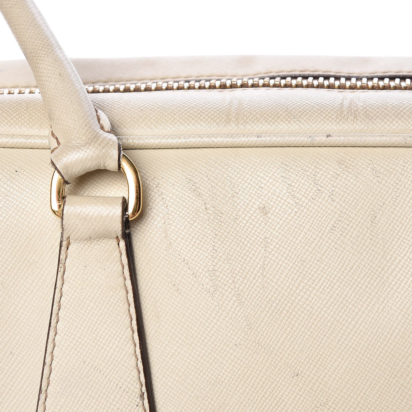 Saffiano Lux Tote Bowler Talco