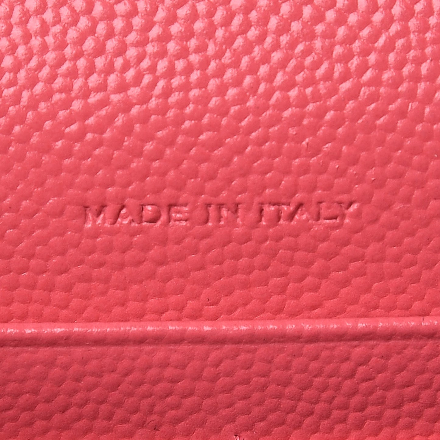 Grain De Poudre Matelasse Chevron Monogram Chain Wallet Rose Clair