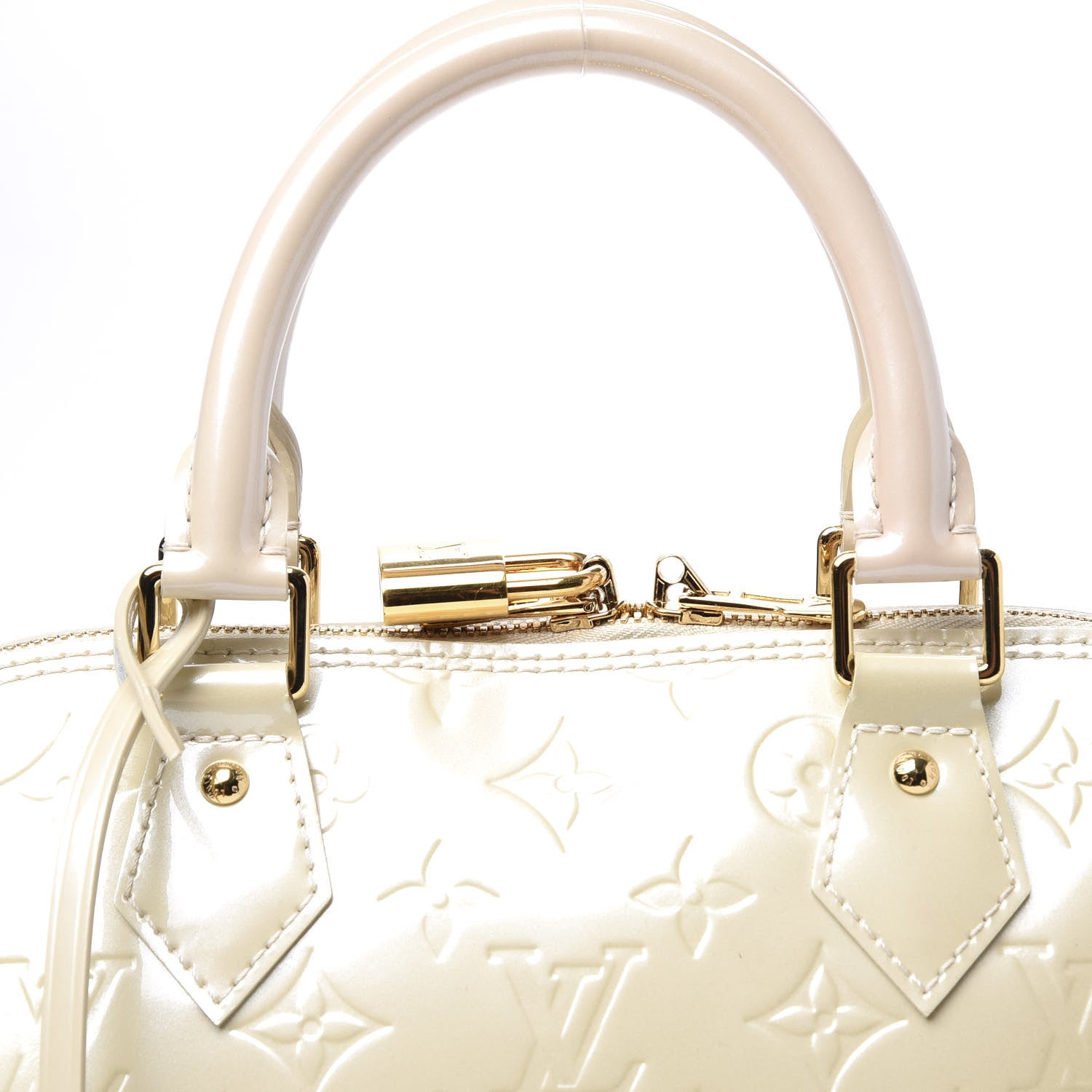 Louis Vuitton Vernis Alma PM Blanc Corail 10 of 10