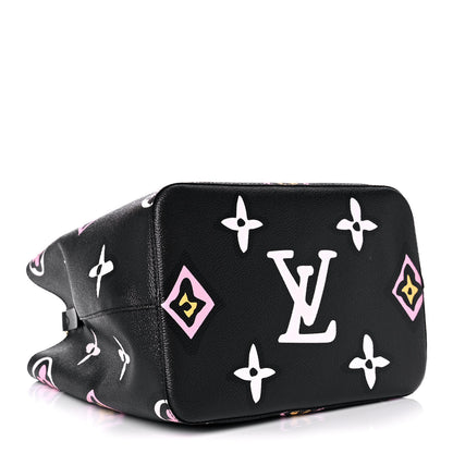 Louis Vuitton Monogram Giant Wild At Heart Neonoe MM Black 4 of 12