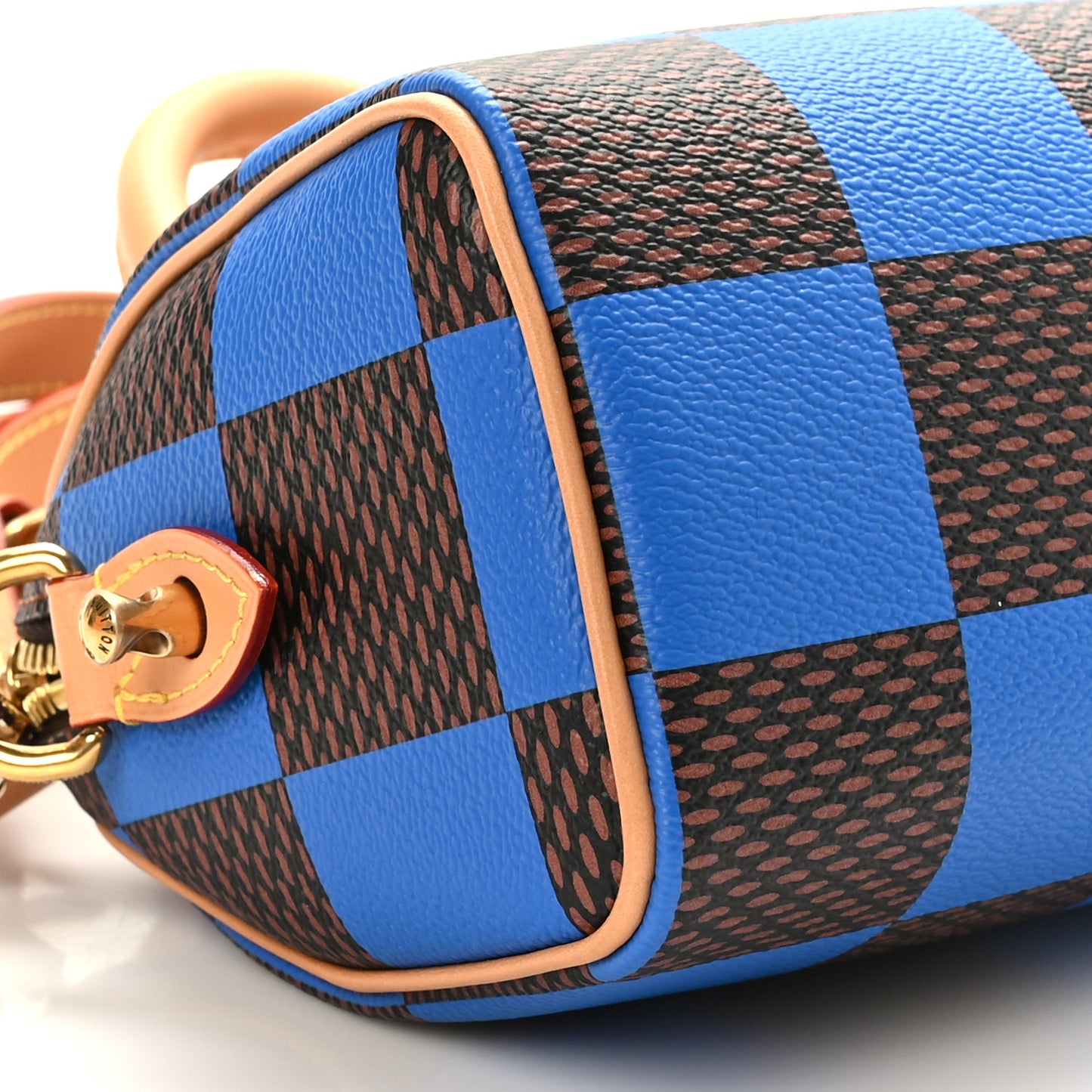 Damier Pop Speedy Bandouliere 18 Blue