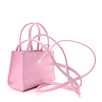 Telfar Vegan Leather Small Shopping Bag Bubblegum 3 of 9