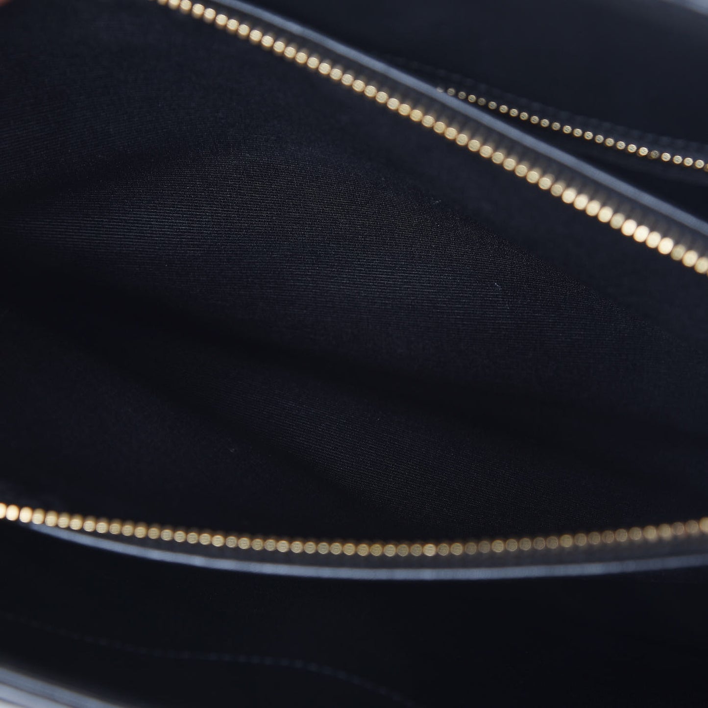Grain De Poudre Matelasse Chevron Monogram Shopping Bag Black