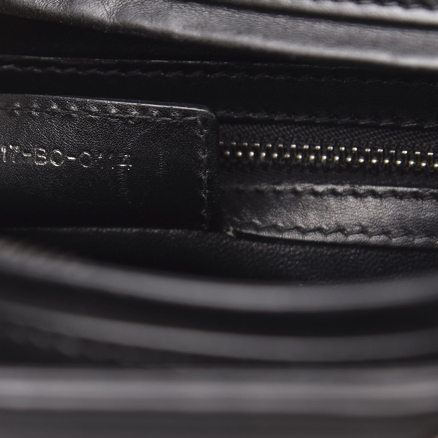 Smooth Calfskin Large Lucky Badges Lady Dior Black