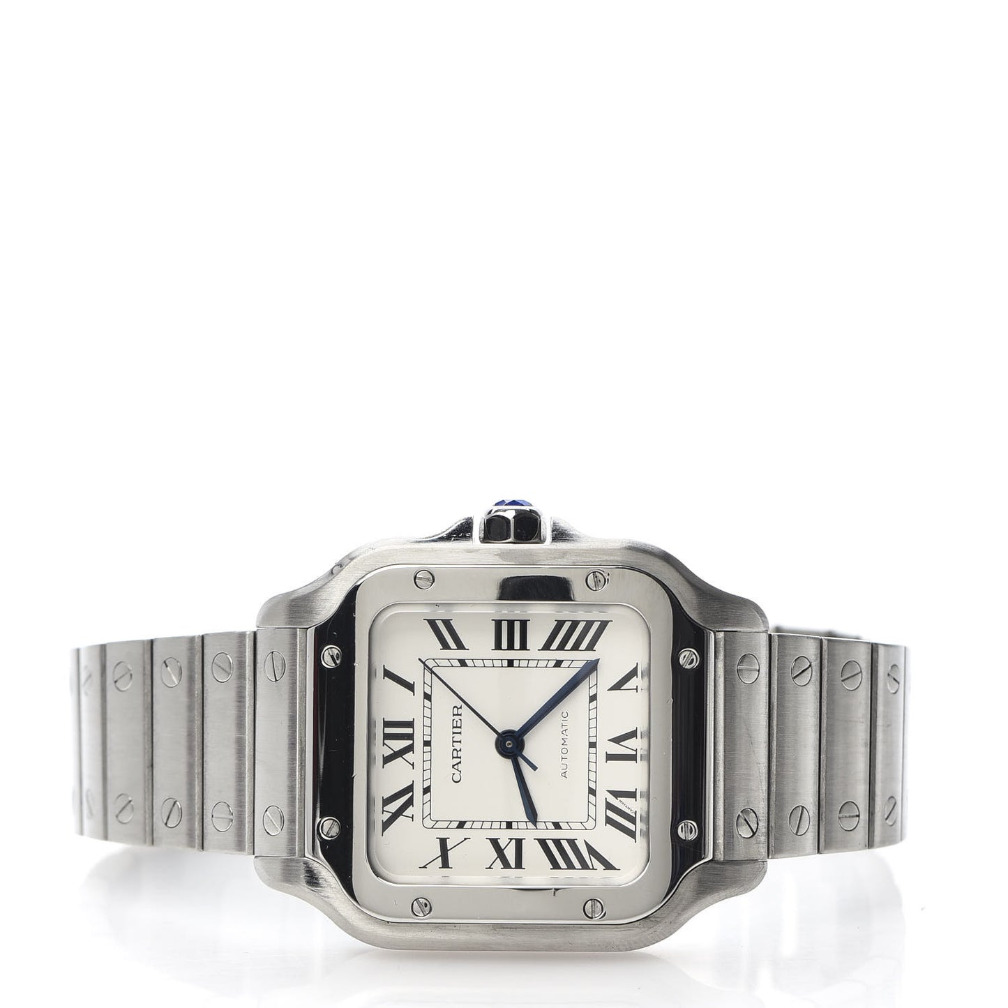 Stainless Steel 35mm Santos de Cartier Automatic Watch