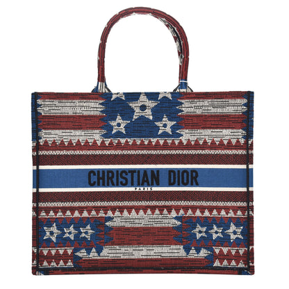 Christian Dior Canvas Embroidered Exclusive US Book Tote Multicolor 1 of 8
