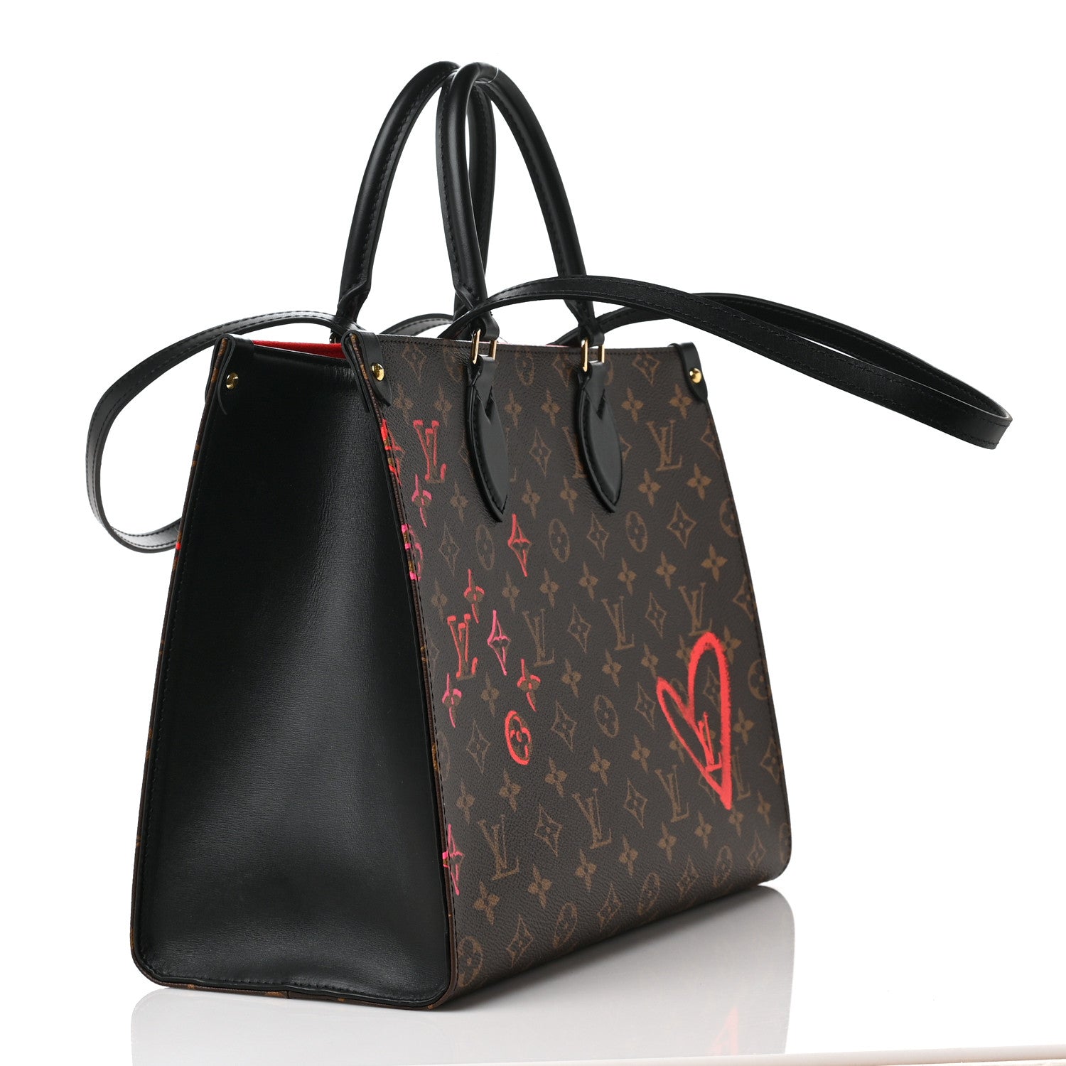 Louis Vuitton Monogram Fall In Love Onthego MM 2 of 7