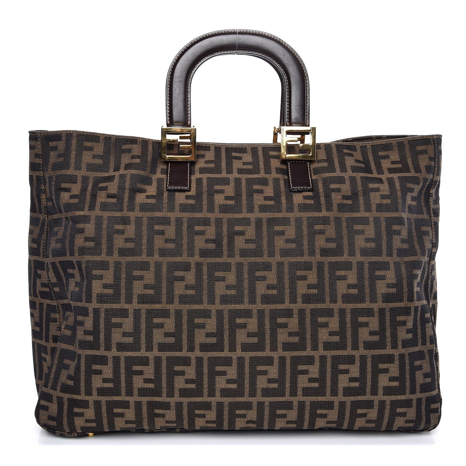 Fendi Zucca Tote Tobacco 1 of 6