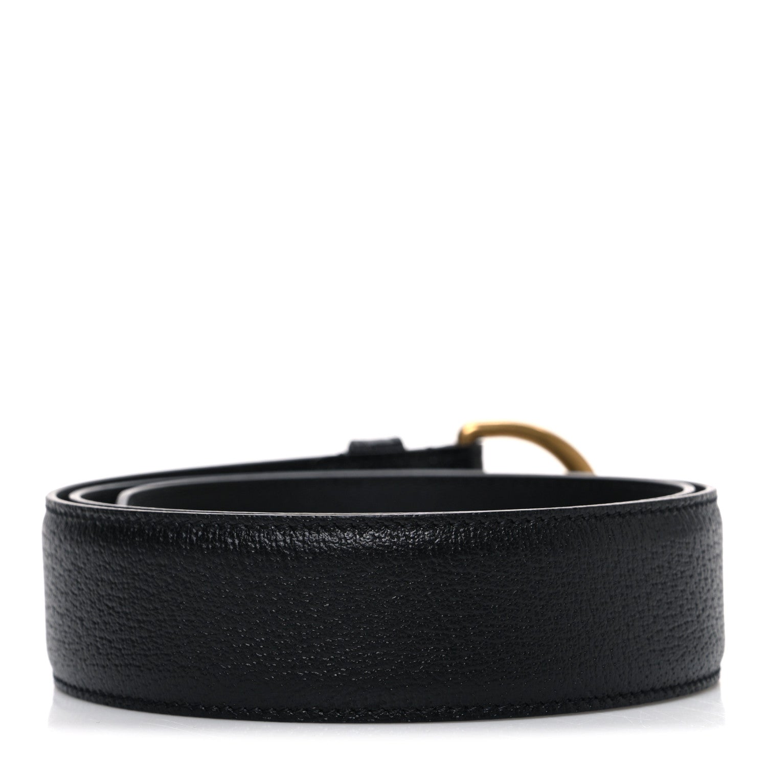 Gucci Textured Dollar Calfskin 40mm Belt 85 34 Black 2 of 5