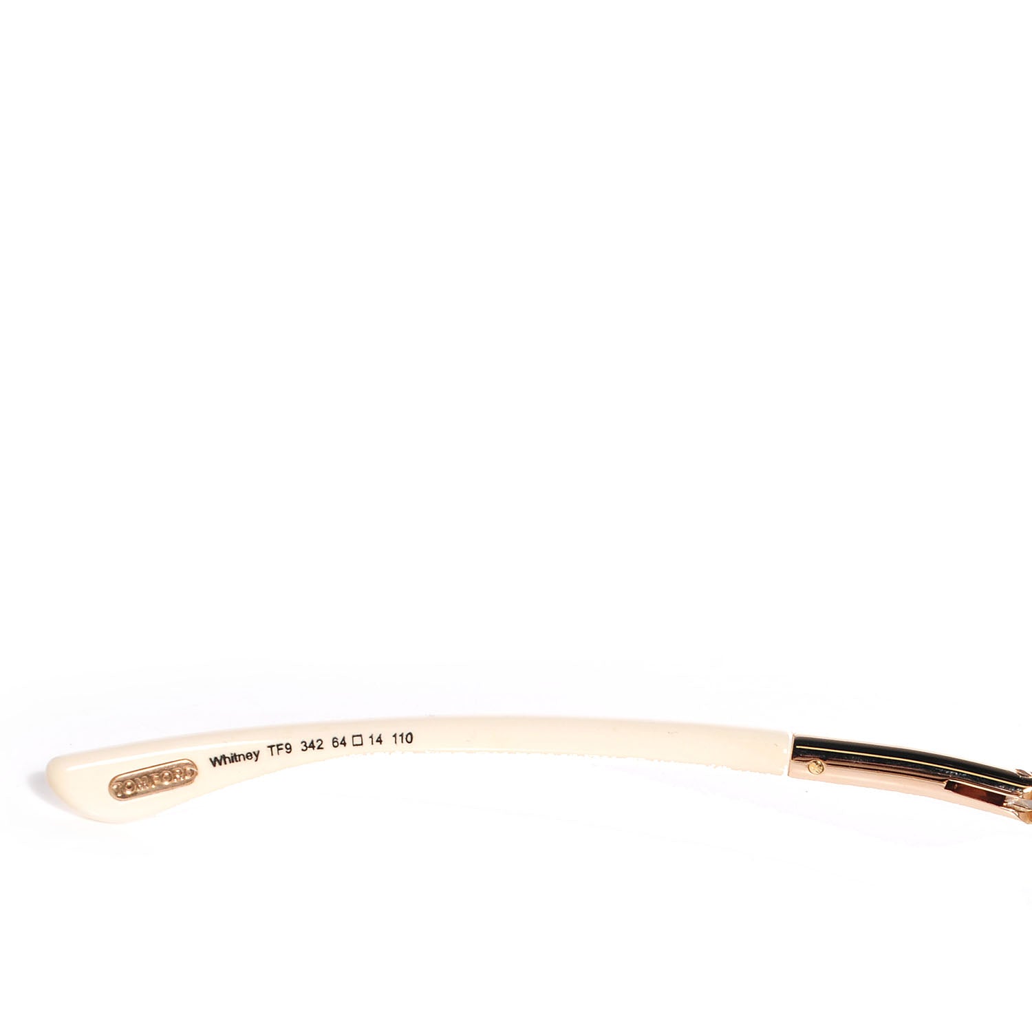 Tom Ford Whitney Sunglasses Ivory 3 of 5