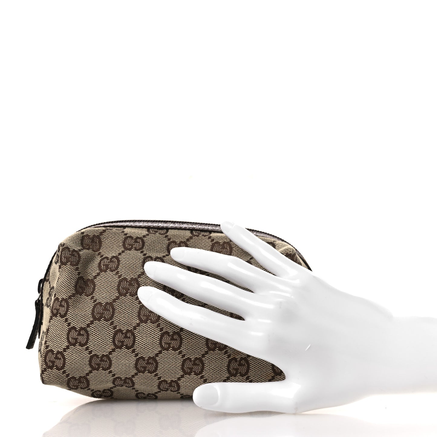 Monogram Large Cosmetic Case Brown