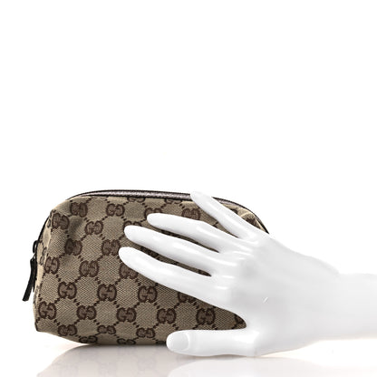 Gucci Monogram Large Cosmetic Case Brown 2 of 12