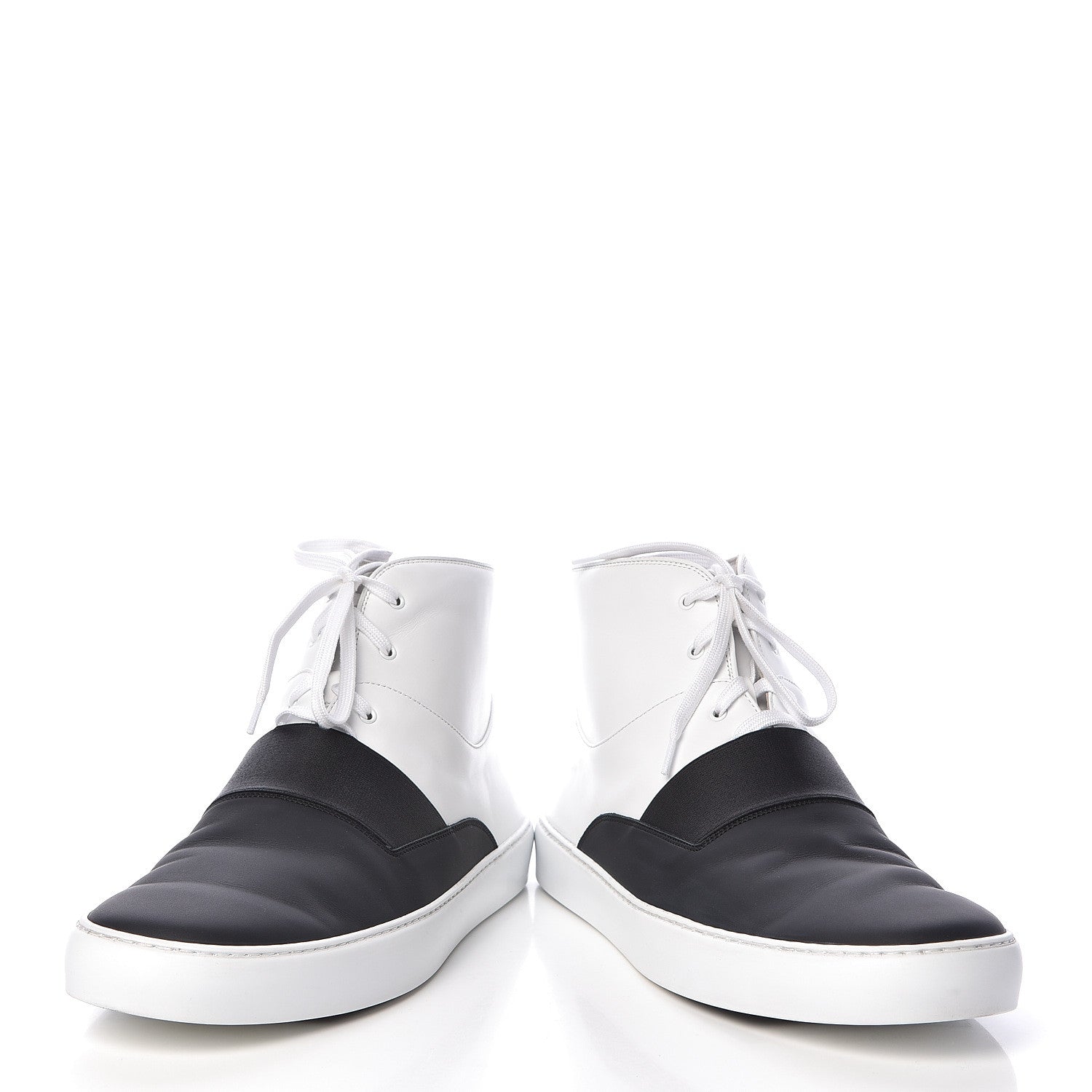 Chanel Calfskin Mens High Top Sneakers 45 Black 6 of 12