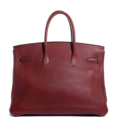 Hermes Buffle Skipper Birkin 35 Rouge H 4 of 25