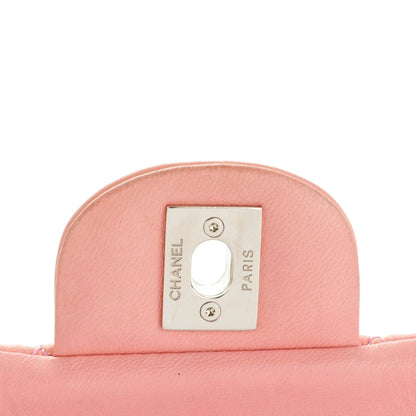 Chanel Lambskin Quilted Medium Double Flap Light Pink 6 of 11