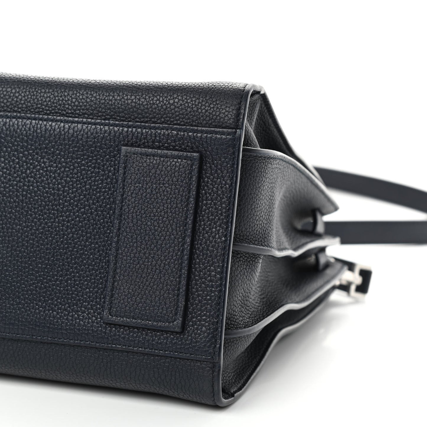 Grained Calfskin Small Supple Sac De Jour Navy