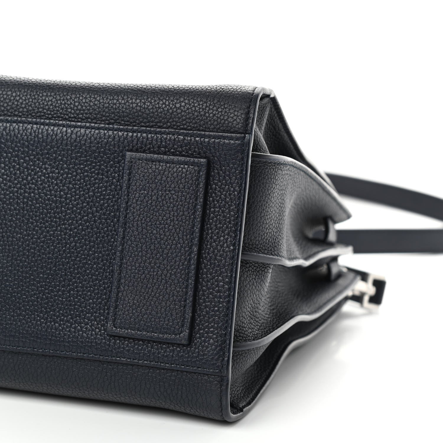 Saint Laurent Grained Calfskin Small Supple Sac De Jour Navy 8 of 9