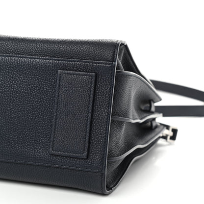 Saint Laurent Grained Calfskin Small Supple Sac De Jour Navy 8 of 9