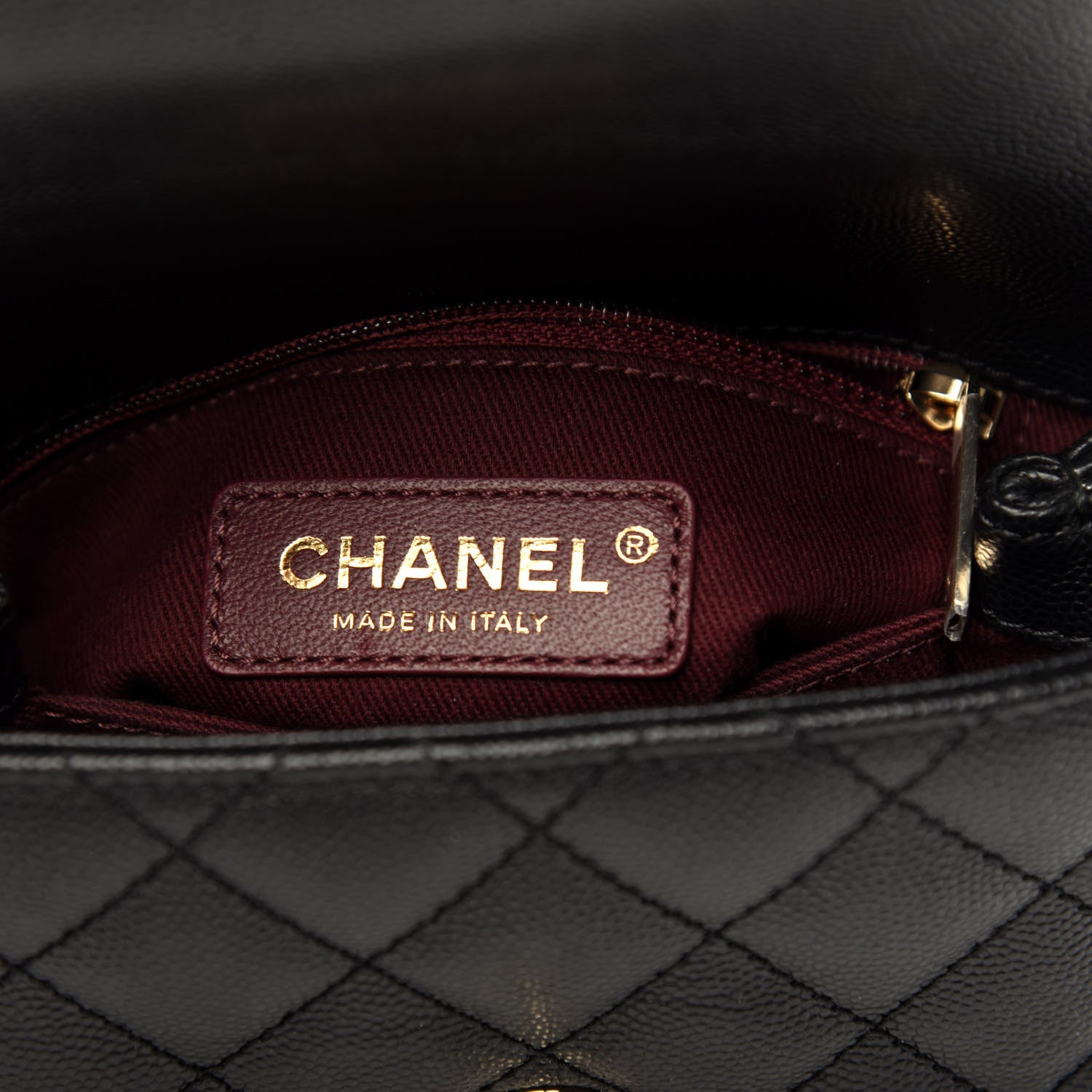 Chanel Caviar Quilted Extra Mini Coco Handle Flap Black 6 of 10