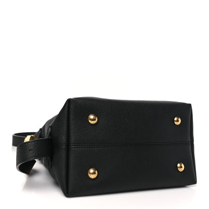 Louis Vuitton Grained Calfskin Low Key Hobo PM Black 4 of 10