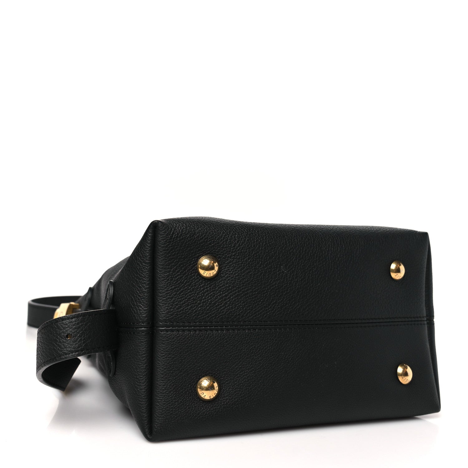 Louis Vuitton Grained Calfskin Low Key Hobo PM Black 4 of 10