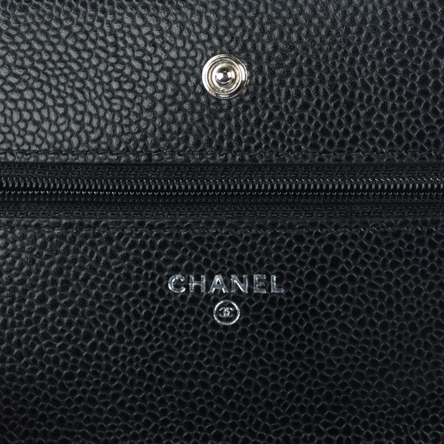 Chanel Caviar Quilted Wallet On Chain WOC Black 7 of 9
