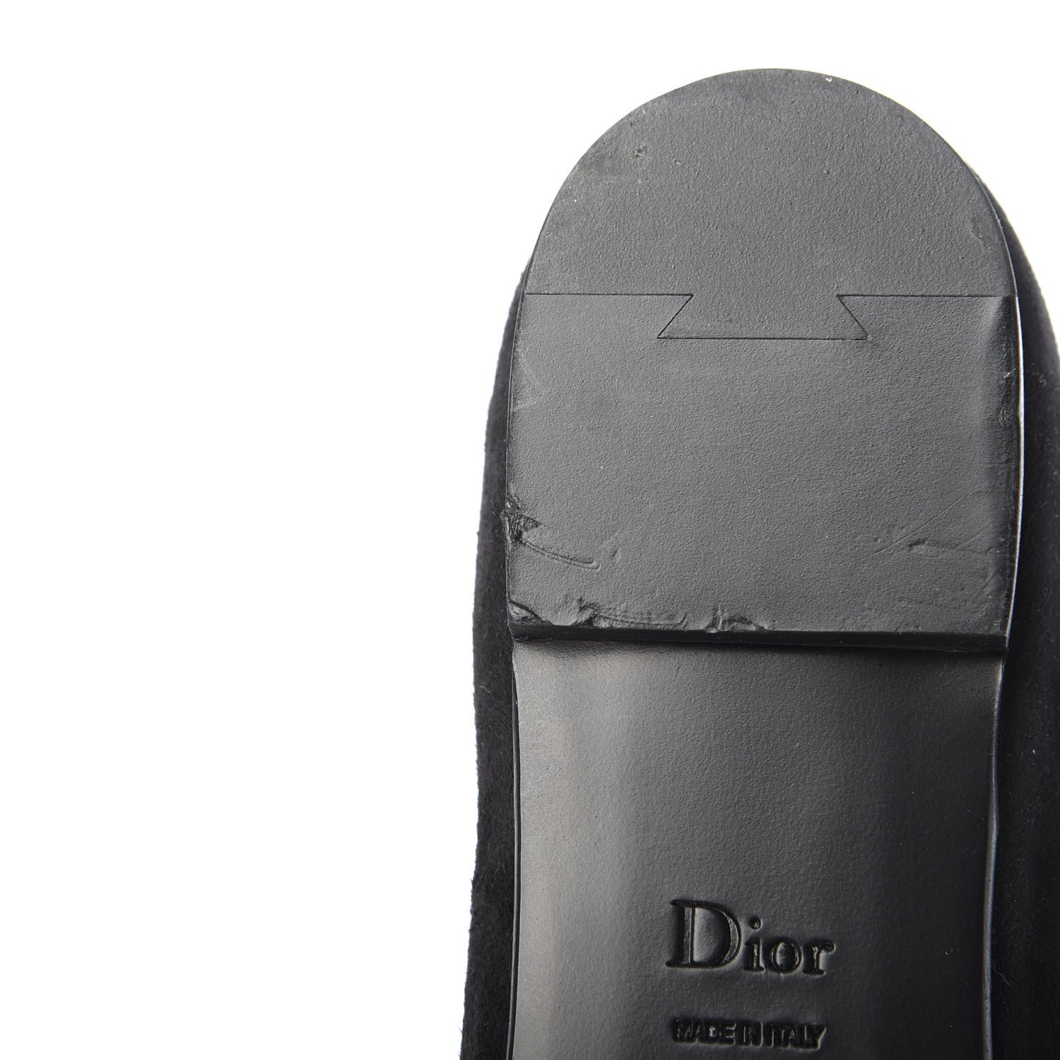 Christian Dior Suede Embellished Slipper Loafer 40.5 Black 9 of 11