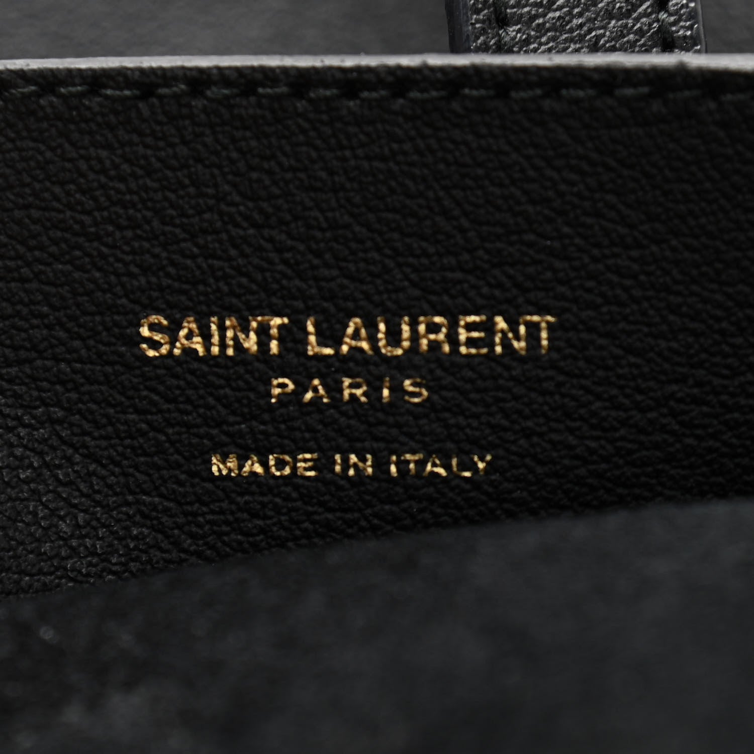 Saint Laurent Calfskin Large Shopping Tote Black 7 of 11