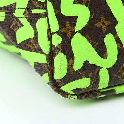 Louis Vuitton Monogram Graffiti Neverfull GM Green 13 of 15