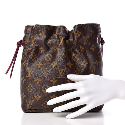 Louis Vuitton Monogram Pouch Noe Fuchsia 2 of 9