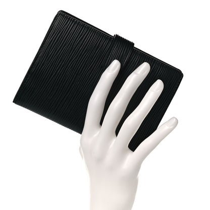 Louis Vuitton Epi Small Ring Agenda Cover Black 2 of 11