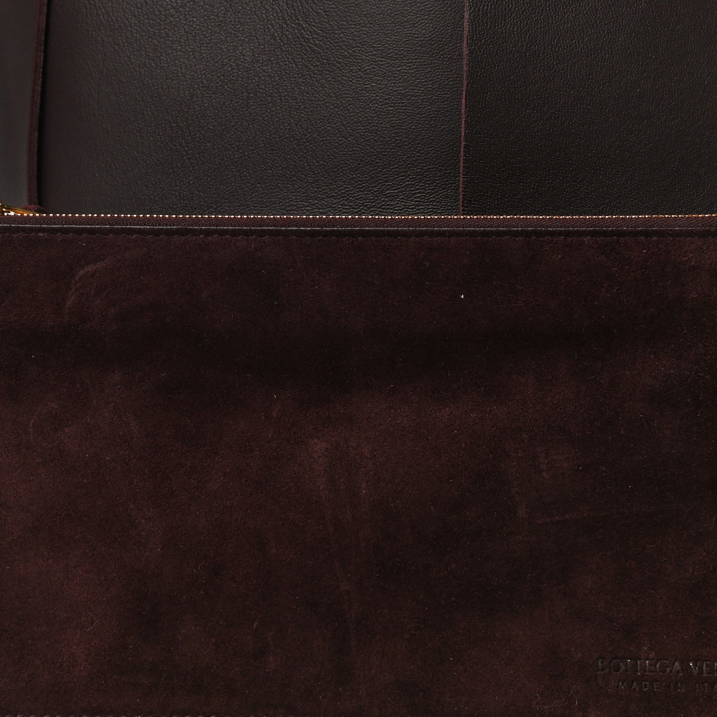 Nappa Maxi Intrecciato Medium Arco Tote Grape