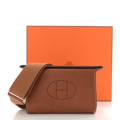 Hermes Barenia Faubourg Videpoches Fauve Gold 12 of 12