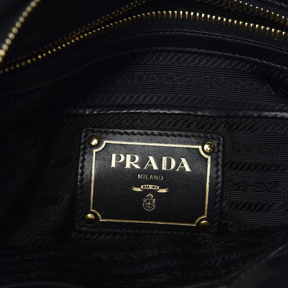 Prada Nappa Gaufre Tote Black 9 of 13
