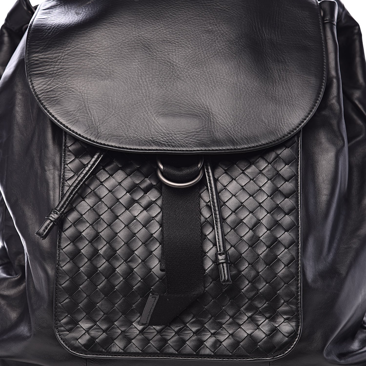 Bottega Veneta Light Calf Intrecciato Backpack Black 11 of 11