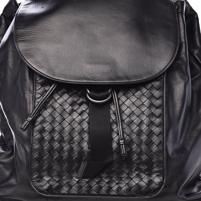 Bottega Veneta Light Calf Intrecciato Backpack Black 11 of 11