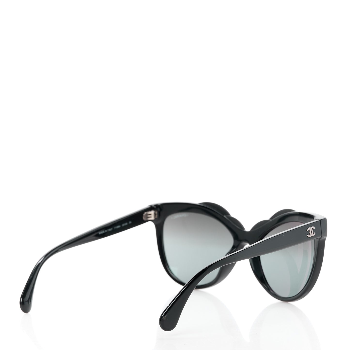 Acetate Cat Eye Sunglasses 71186A Black